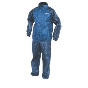 Natural Gear Brand Ultra Light Rain Jacket & Pants Set Blue Sz Xtra Large NWT